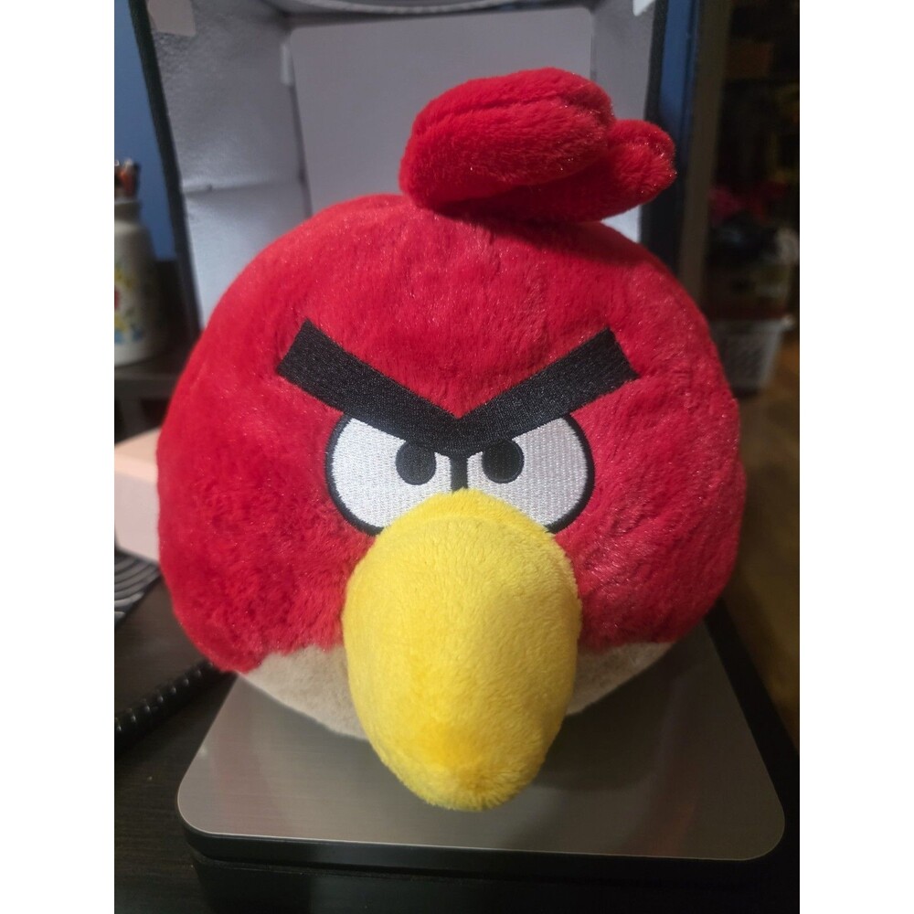 Commonwealth Angry Birds 10" Plush Red Stuffed Animal Toy 2011